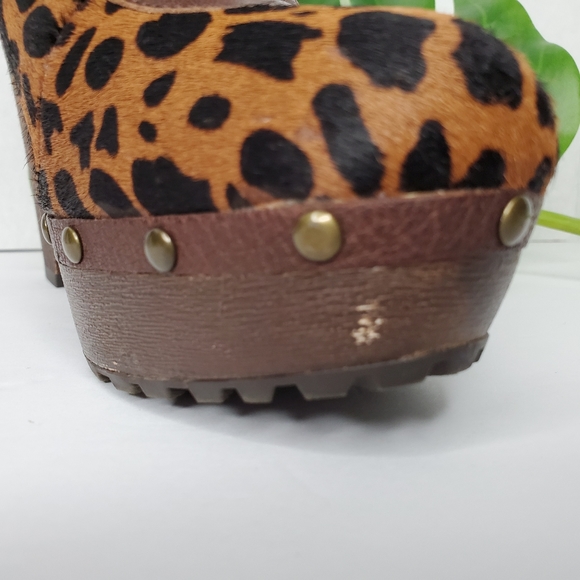 Sam Edelman faye clog leopard print size 8 - Picture 3 of 8